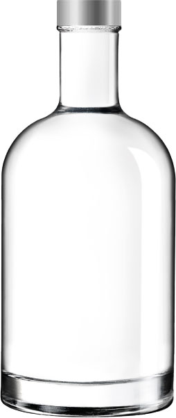 botella de agua de vidrio 750ml - Oslo