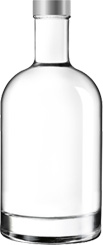 glass water bottle 500ml, 50cl - Oslo